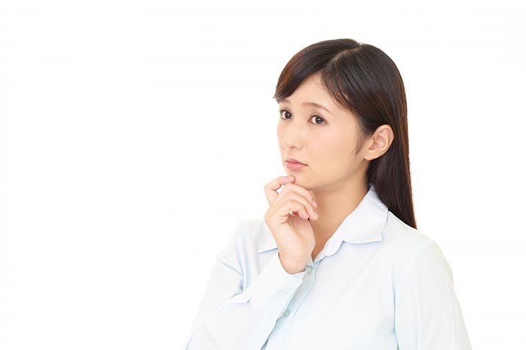 思案する人